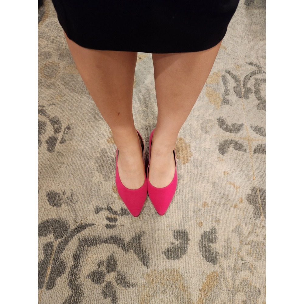 Yves Saint Laurent‎ YSL Pink Pointed Toe Pumps Classic Heels Size US 7 - Picture 10 of 12
